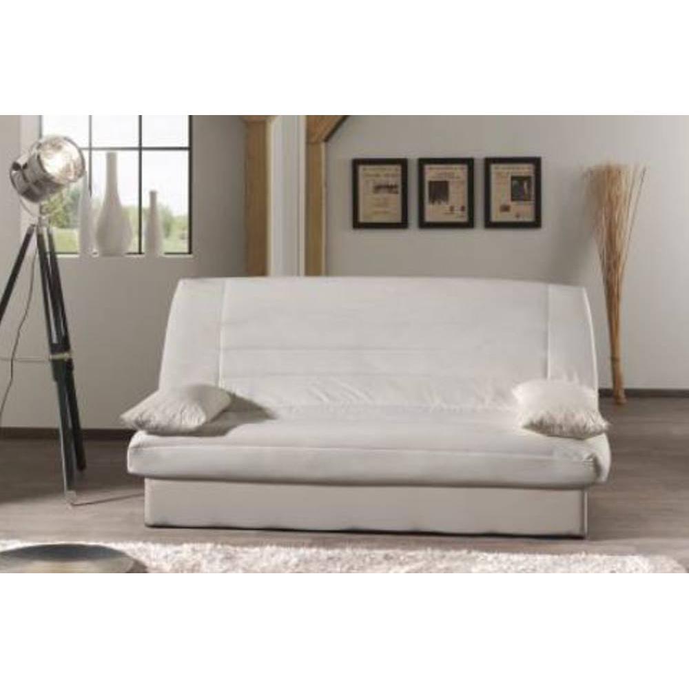 CLIC CLAC LUXE convertible CASLANO écru 130*190cm matelas 12 cm