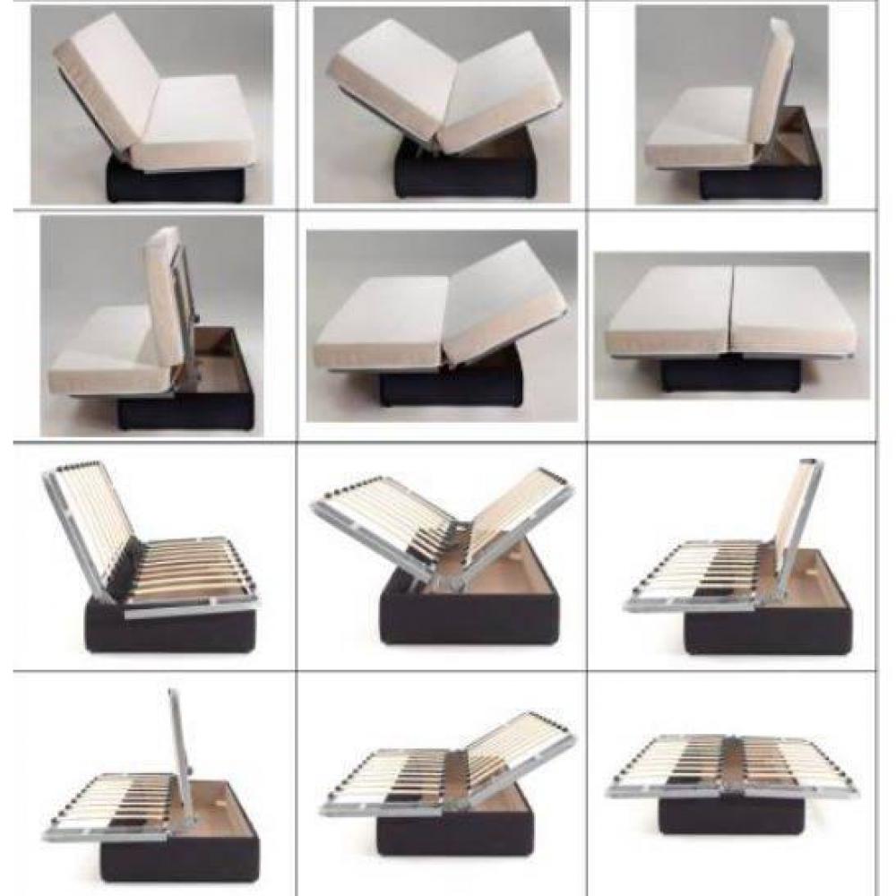 CLIC CLAC LUXE convertible CASLANO écru 130*190cm matelas 12 cm