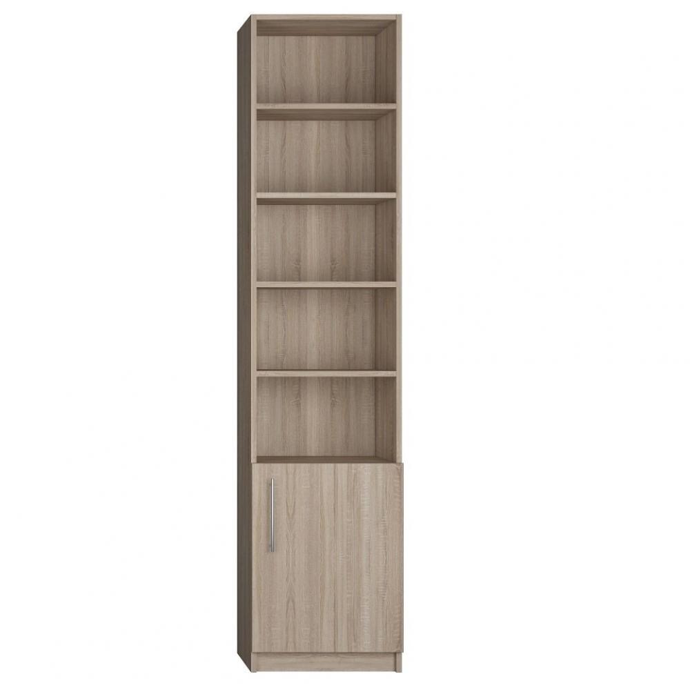 Colonne bibliothèque 1 porte 50*50 cm Hauteur 223 cm personnalisable