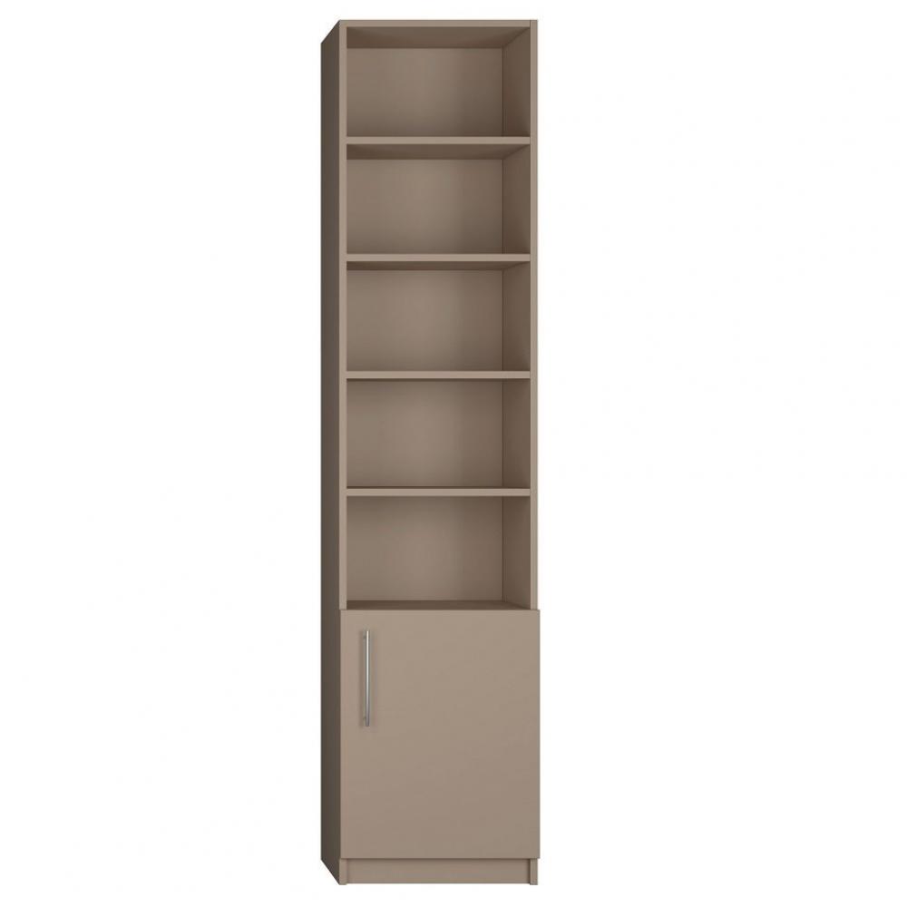 Colonne bibliothèque 1 porte 50*50 cm Hauteur 240 cm personnalisable