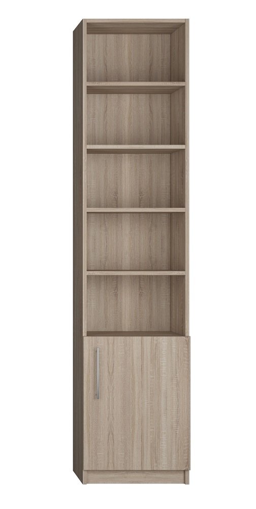 Colonne bibliothèque 1 porte 50*50 cm Hauteur 240 cm personnalisable