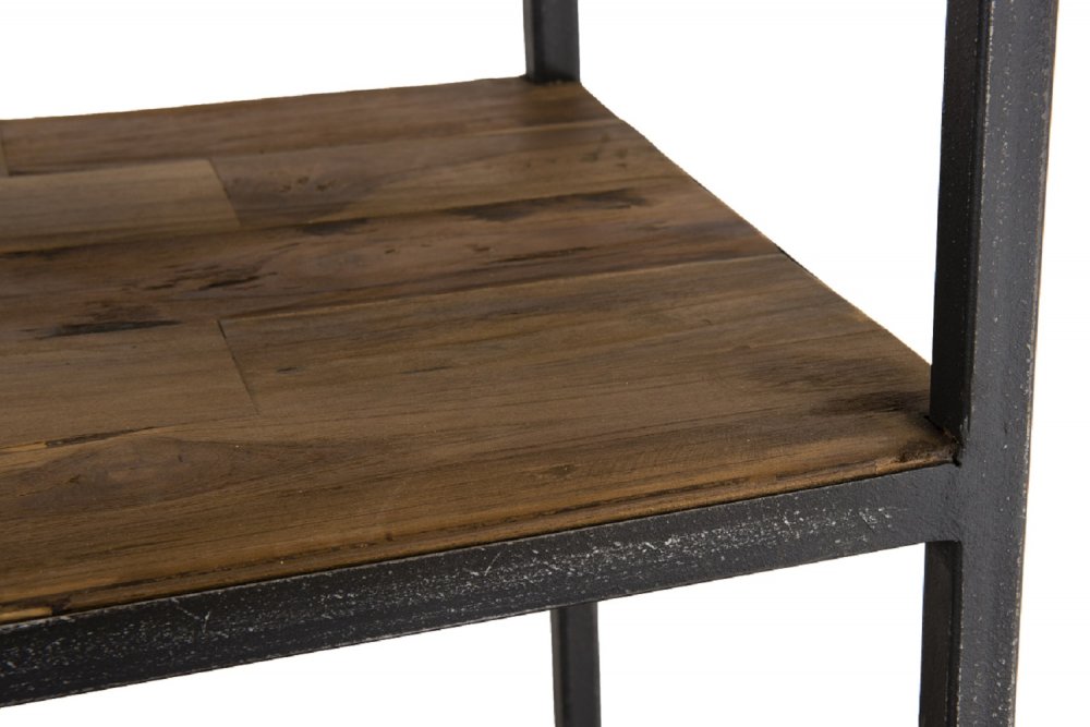 Etagères SIXTINE style industriel 4 tiroirs 4  étagères en bois et métal