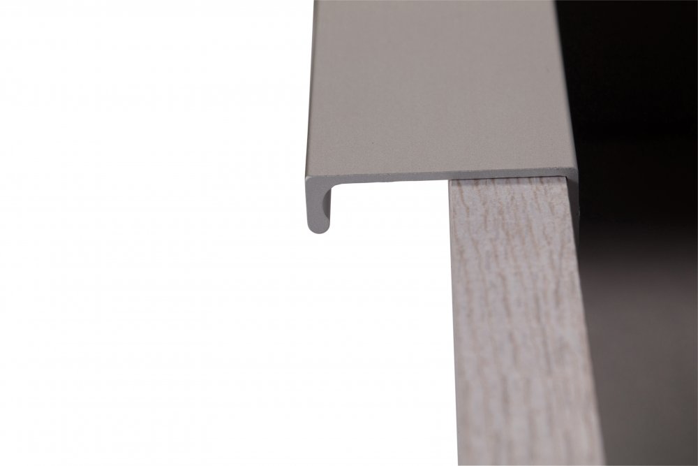 Commode ENSSE 5 tiroirs blanc et miroir