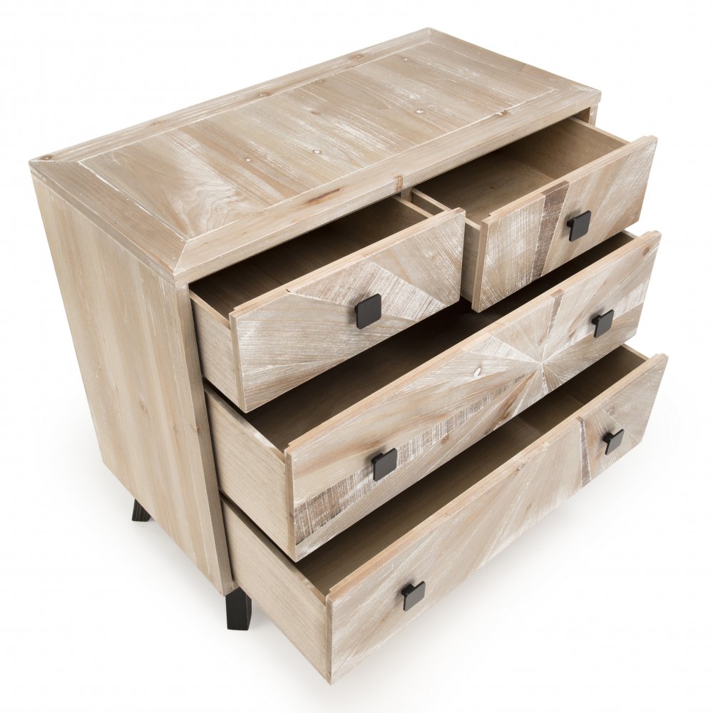 Commode scandinave 4 Tiroirs MANDY