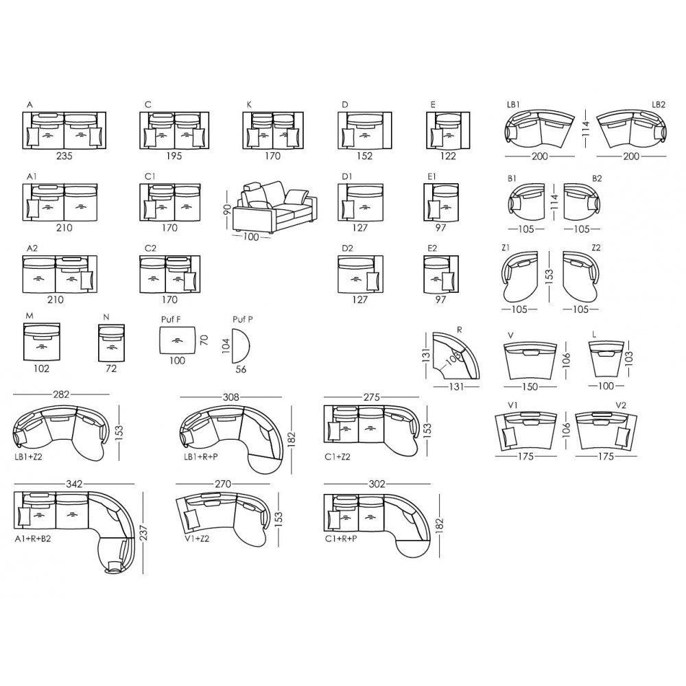 FAMA  module canapé AFRIKA