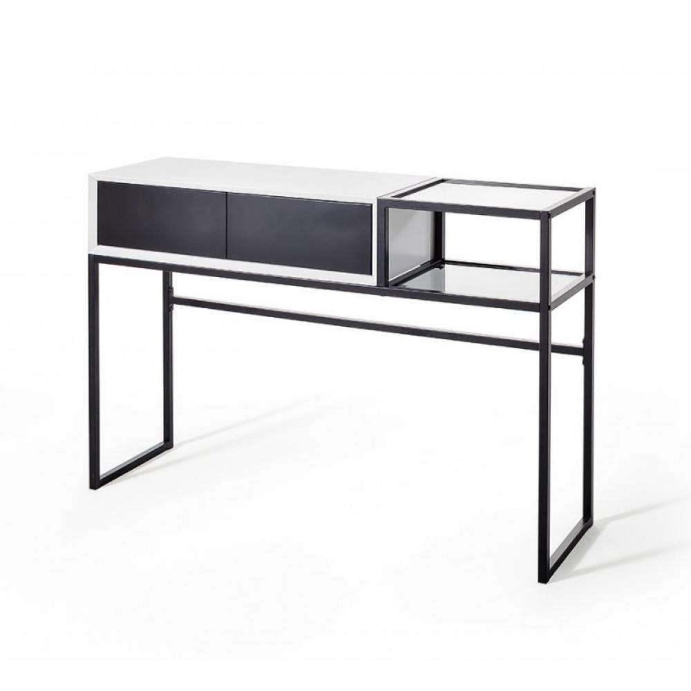 Console coiffeuse design KOUROU 2 tiroirs
