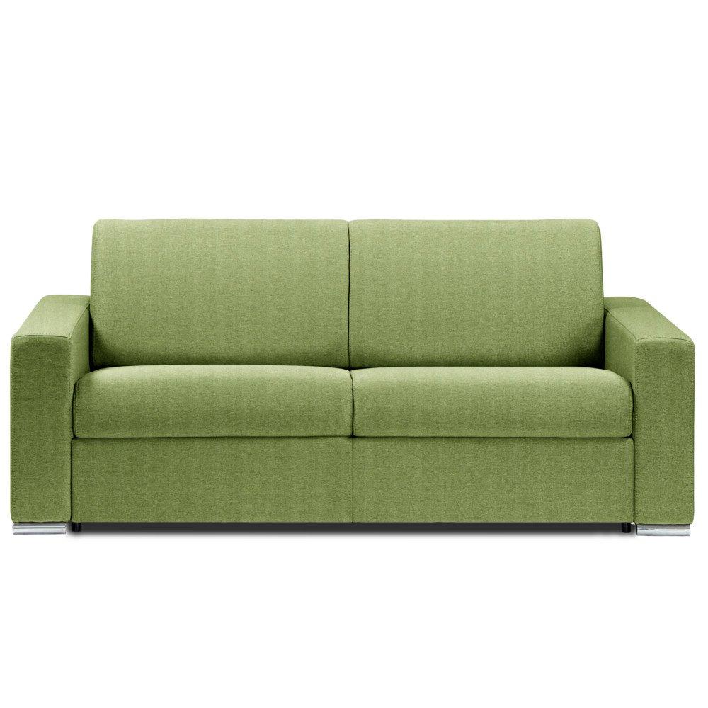 Canapé-Lit 2-3 Places DREAMER Convertible express 120*192*16  microfibre vert matelas 16 cm