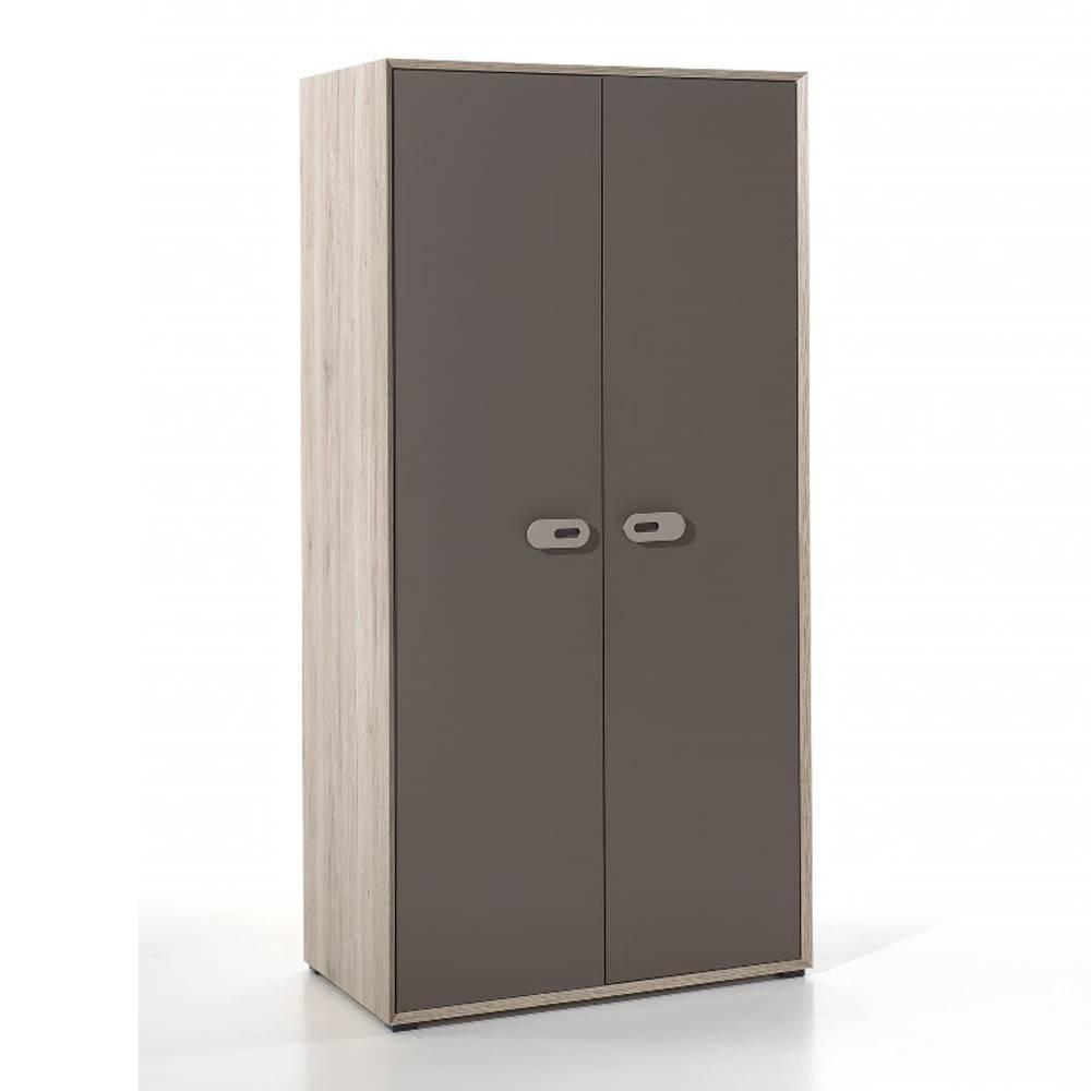 Ensemble chambre enfant AMAURY chêne/marron 3 éléments couchage 90 x 200cm