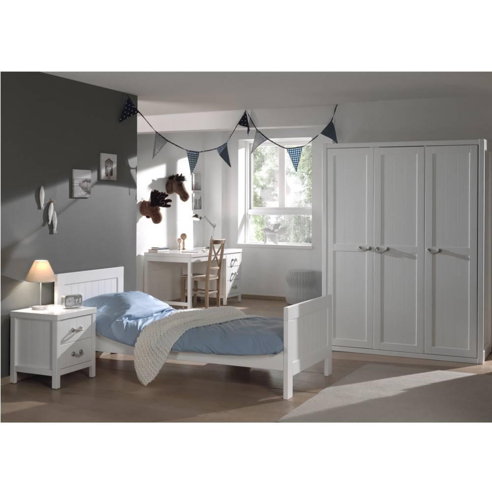 Chambre enfant DIESEL blanche 4 éléments