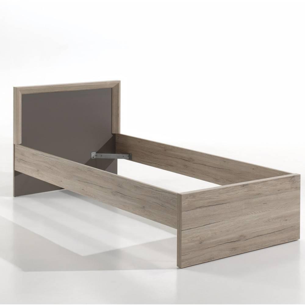 Ensemble chambre enfant AMAURY chêne/marron 4 éléments couchage 90 x 200cm