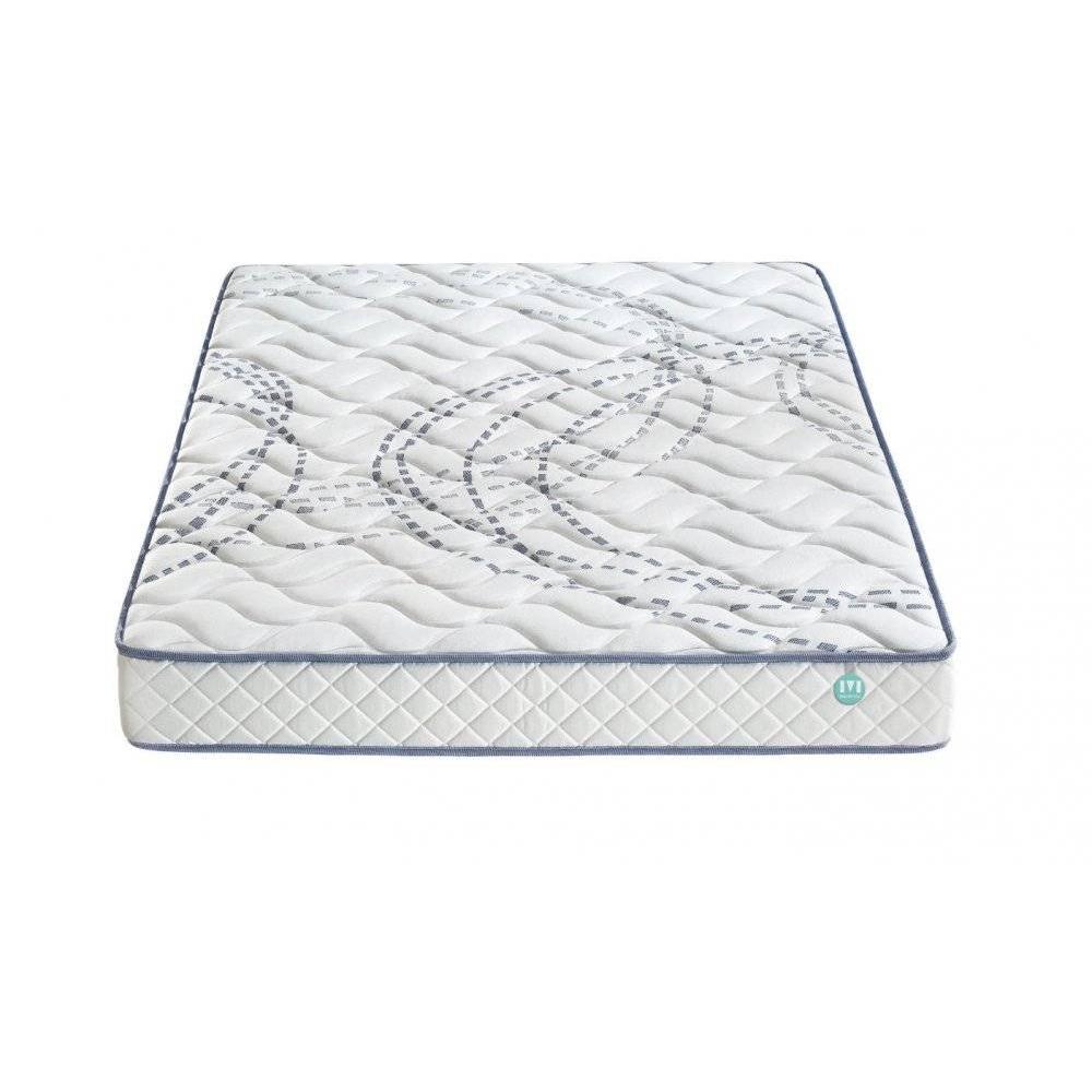 Ensemble MERINOS sommier morphologique 3 zones avec matelas MEKY longueur couchage 200cm