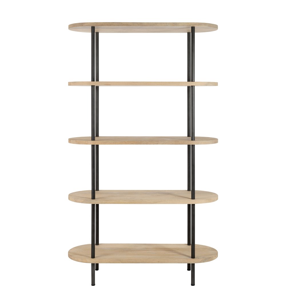 Etagère DATOA 5 planches Bois de manguier / Fer