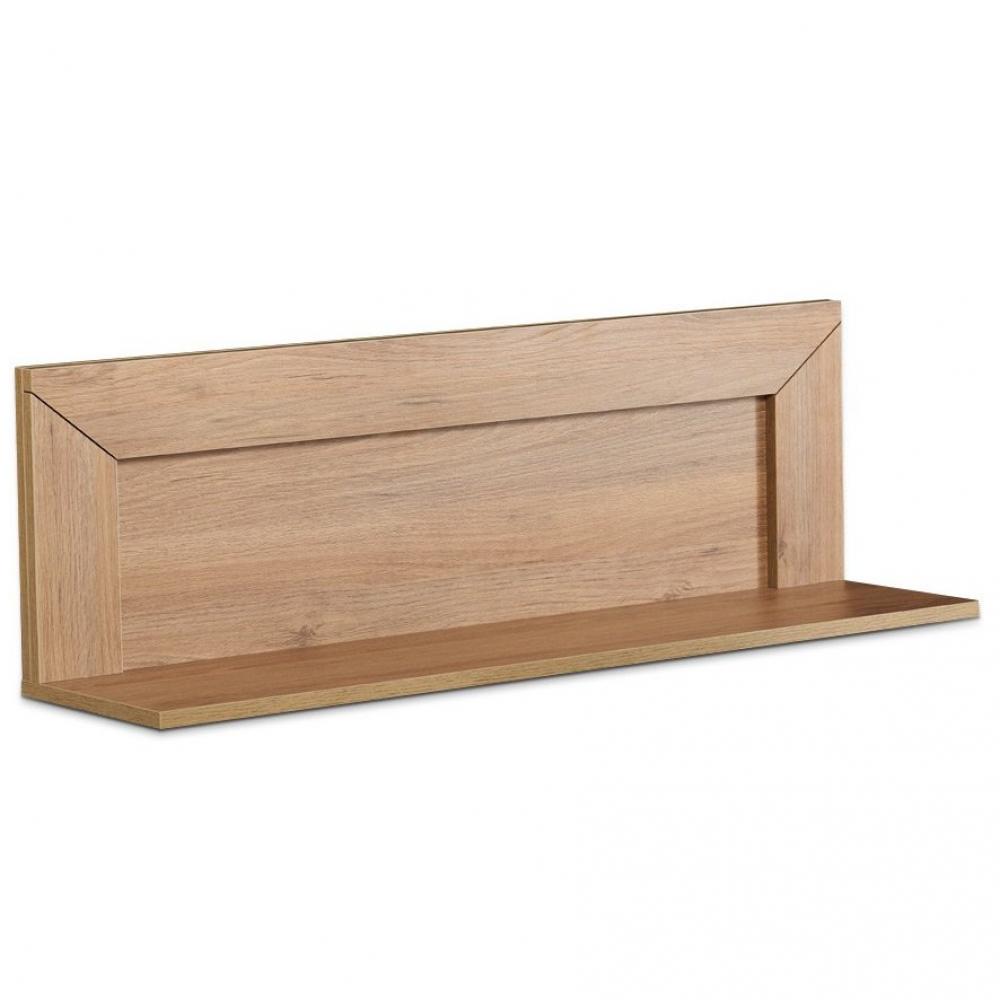 Etagère murale CALVI décor chêne naturel 107 x 27 cm