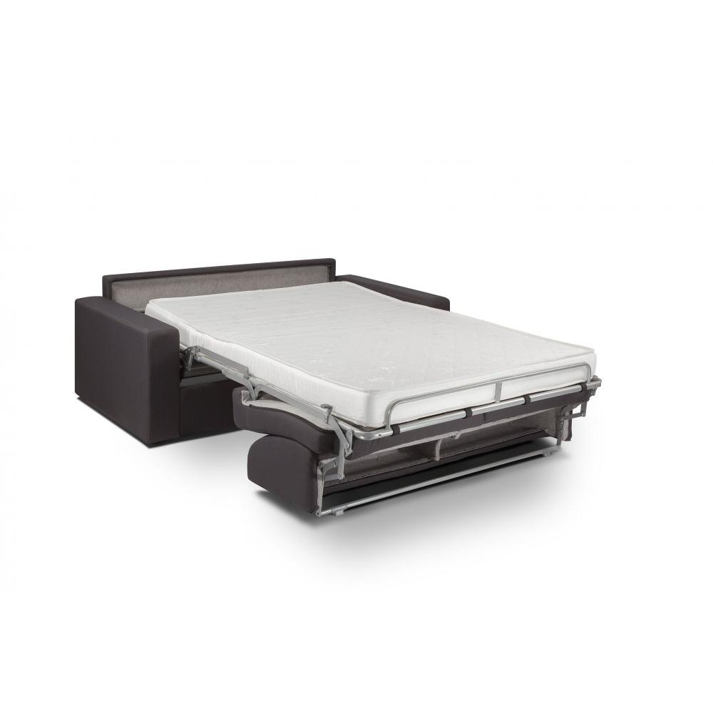 Canapé convertible NIGHT express 120 cm matelas 14 cm gris anthracite