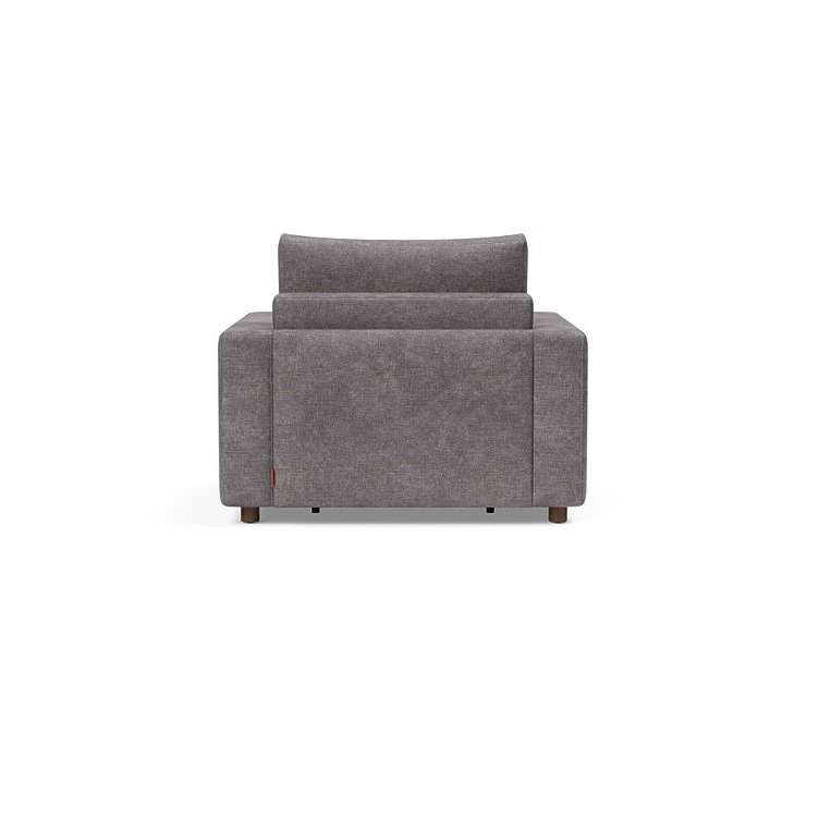 INNOVATION LIVING  Fauteuil NEAH STANDARD  convertible 80x195 tissu Avella Warm Grey