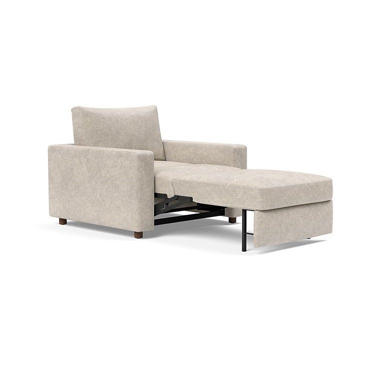 INNOVATION LIVING  Fauteuil NEAH STANDARD  convertible 80x195 tissu Avella Sand