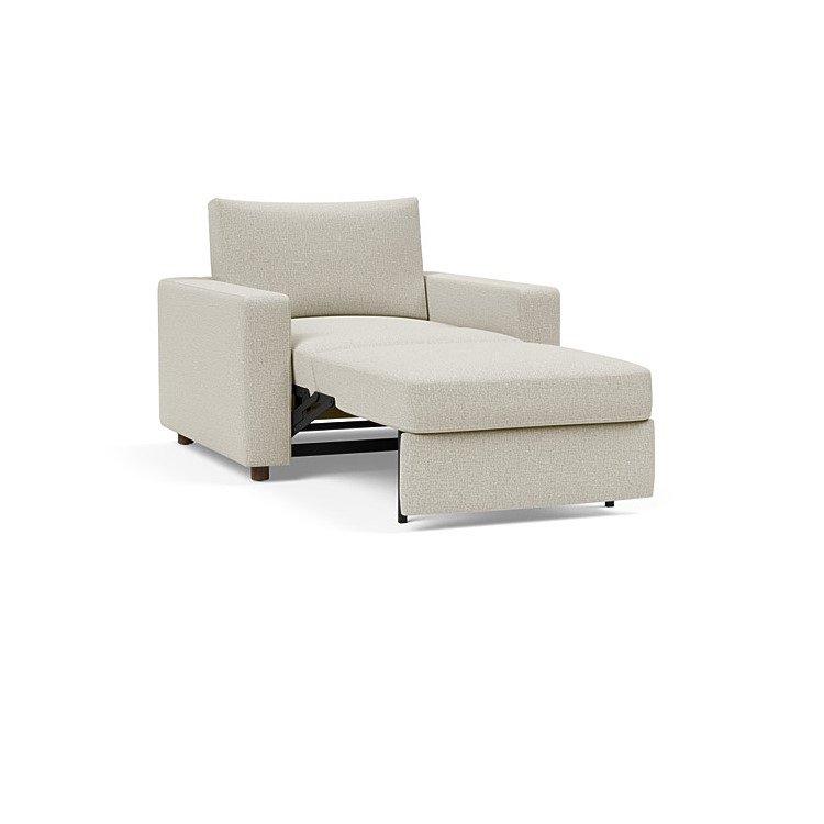 INNOVATION LIVING  Fauteuil NEAH STANDARD  convertible 80x195 tissu Mixed Dance Natural