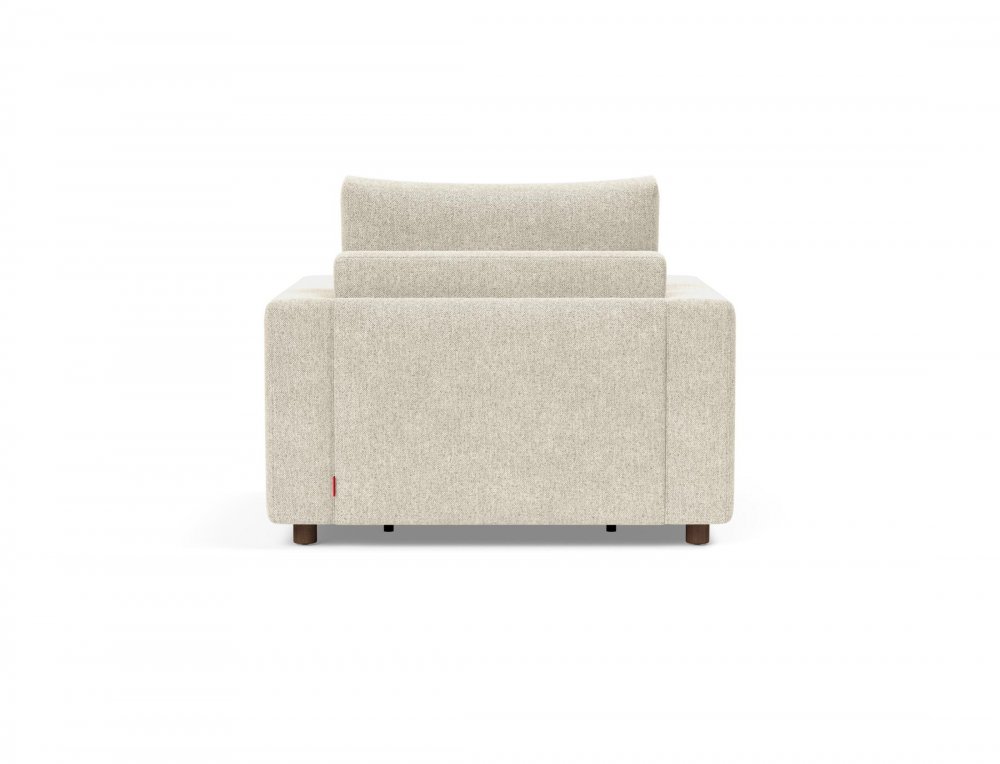 INNOVATION LIVING  Fauteuil NEAH STANDARD convertible 80x195 tissu Taura Off White