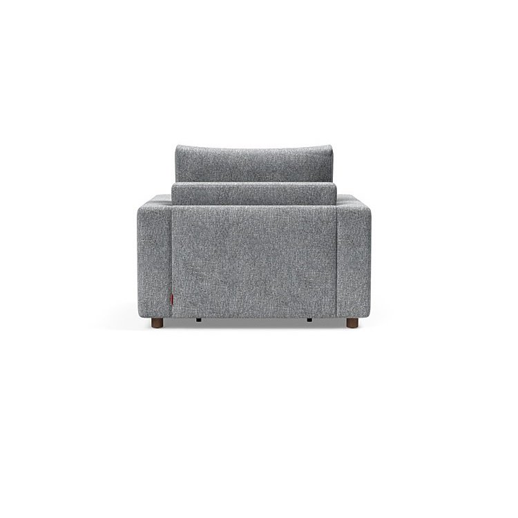 INNOVATION LIVING  Fauteuil NEAH STANDARD  convertible 80x195 tissu Twist Granite