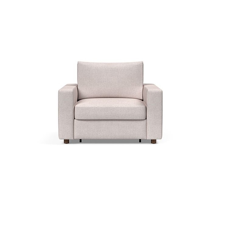 INNOVATION LIVING  Fauteuil NEAH STANDARD  convertible 80x195 tissu Weda Sand