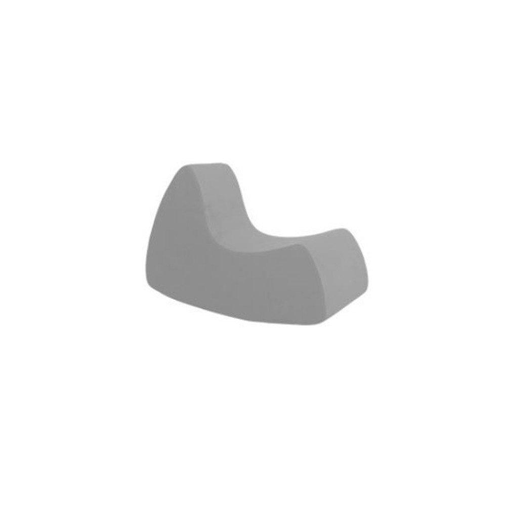 Fauteuil à bascule design GRAND PRIX petit modèle en microfibre gris souris  SOFTLINE