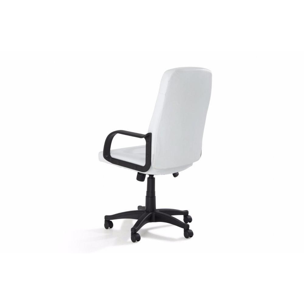 Fauteuil de bureau HERMES revêtement polyuréthane PUblanc