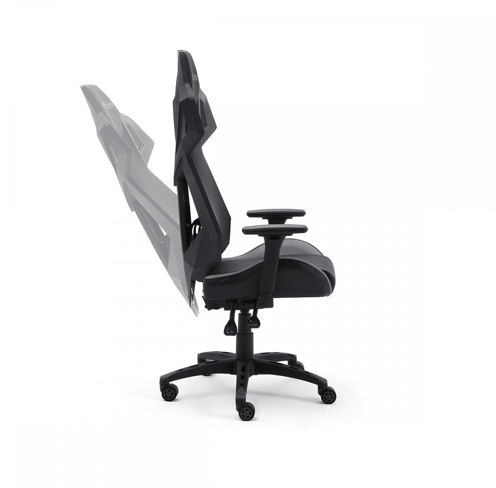 Fauteuil gaming réglable SPACE-RACER PU mesh noir et gris