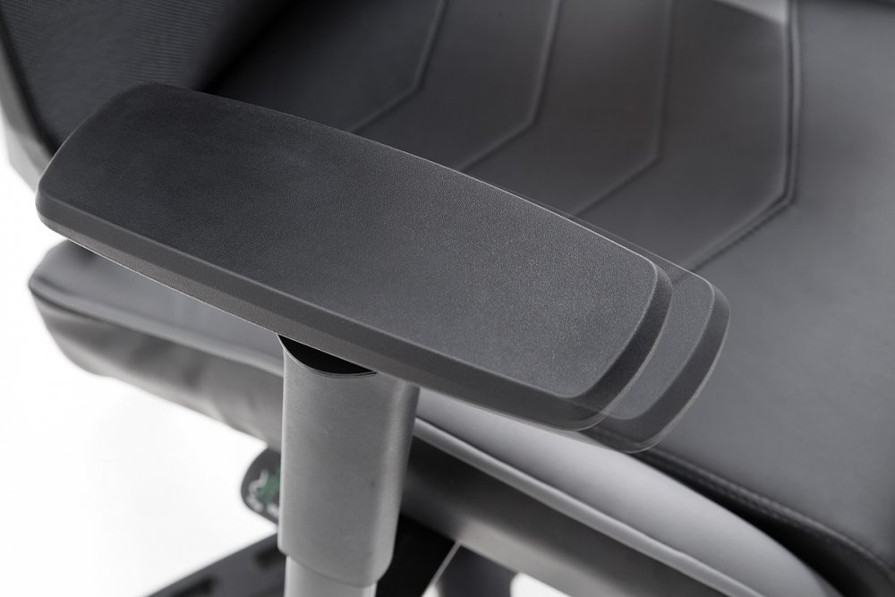 Fauteuil gaming réglable SPACE-RACER PU mesh noir et gris