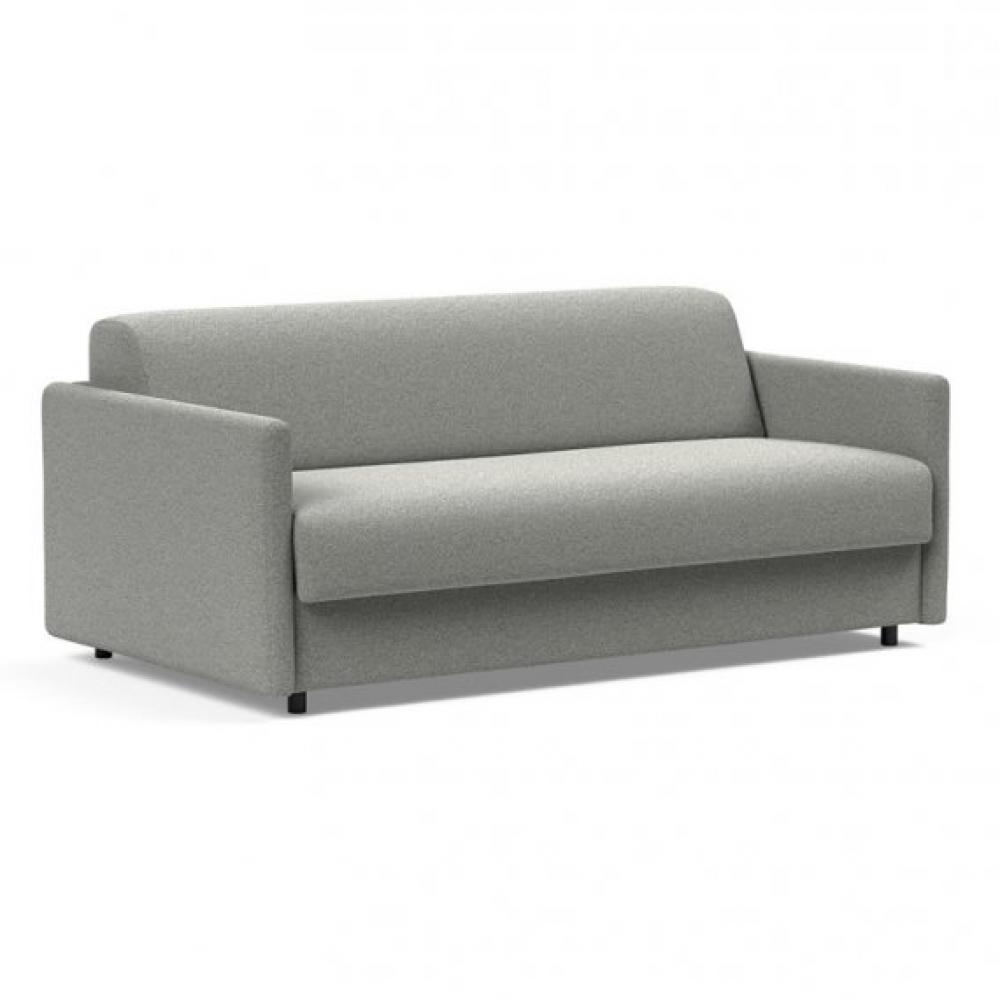 Canapé convertible express 140  ILB 501 matelas ressorts 5 zones 12cm tissu Mahoga Dove Grey
