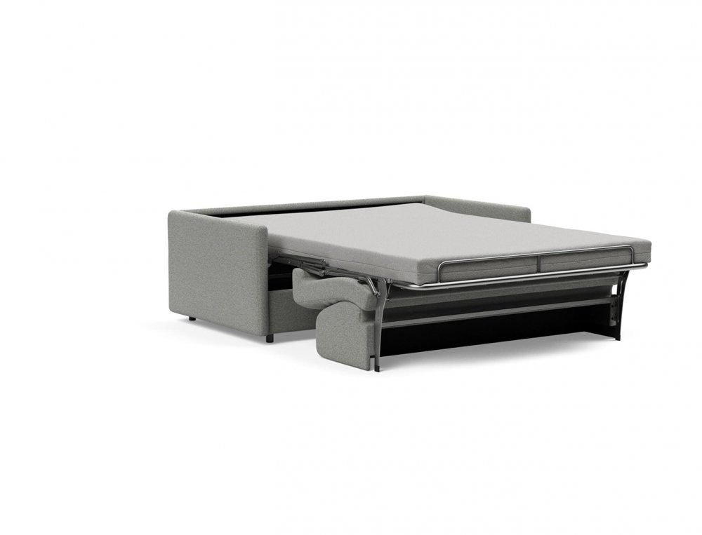 Canapé convertible express 140  ILB 501 matelas ressorts 5 zones 12cm tissu Mahoga Dove Grey