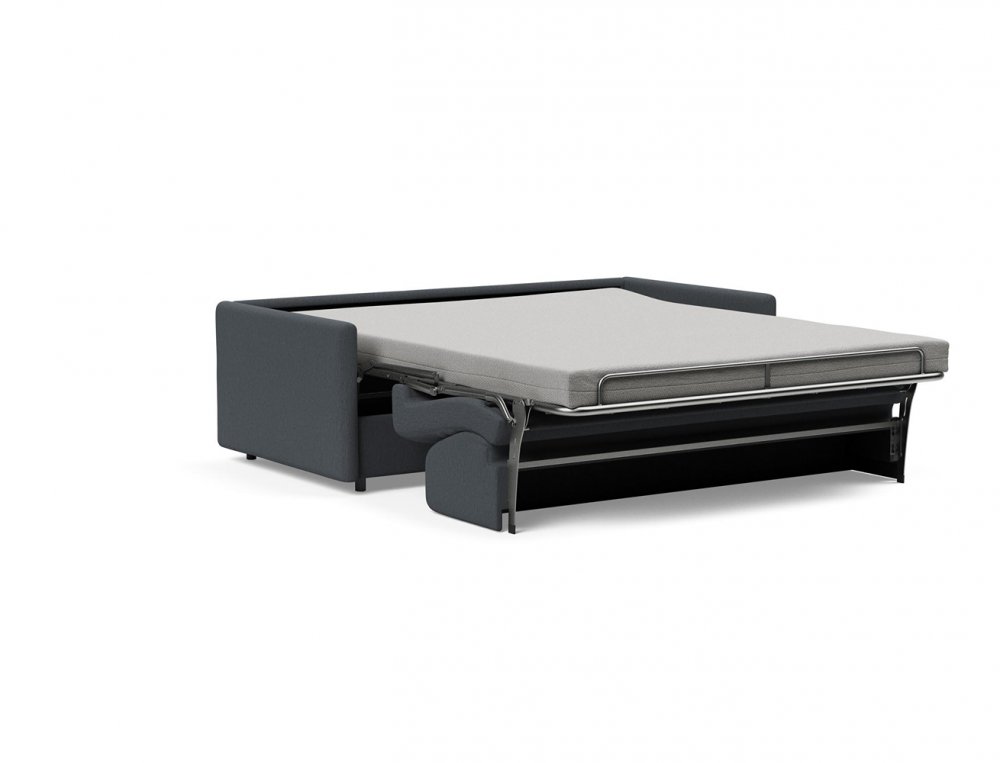 Canapé convertible express 160  ILB 501 matelas mousse réversible 12cm tissu Mozart Grey Bronze