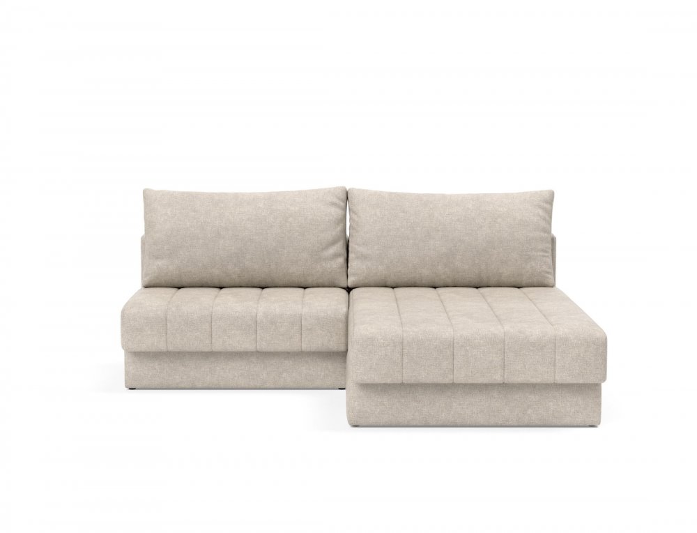 INNOVATION LIVING  Canapé lit AKELLO LOUNGER couchage 166x200 tissu Avella Sand