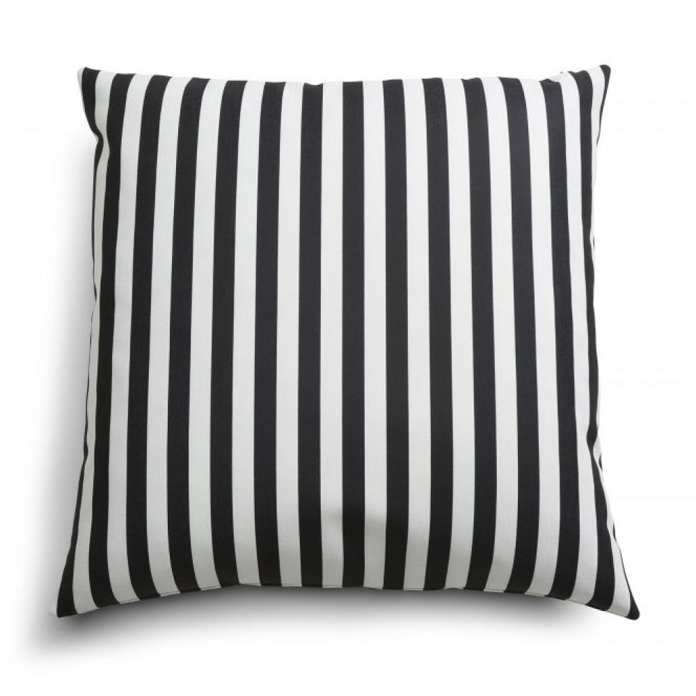 INNOVATION LIVING Coussin DAPPER SPECIAL 65x65 cm tissu Noir et Blanc 