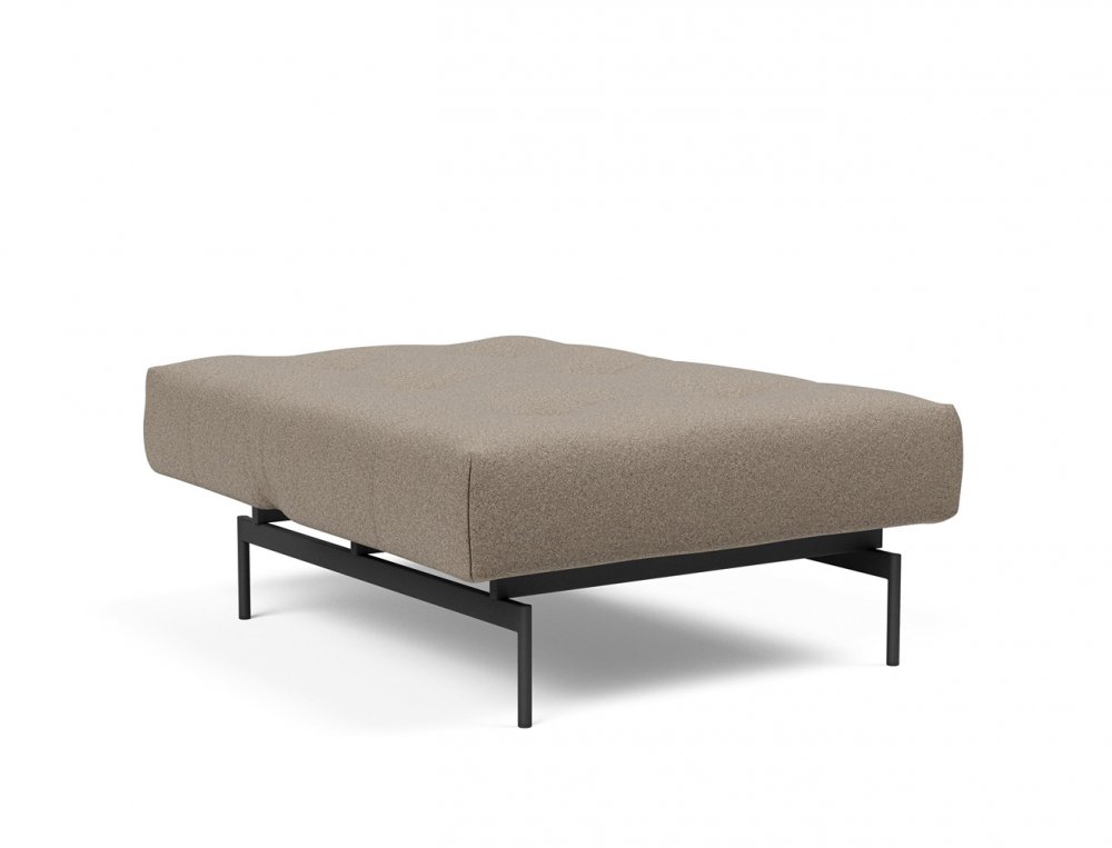 Fauteuil modulable  ILB 202 acier noir tissu Mahoga Caramel Grey