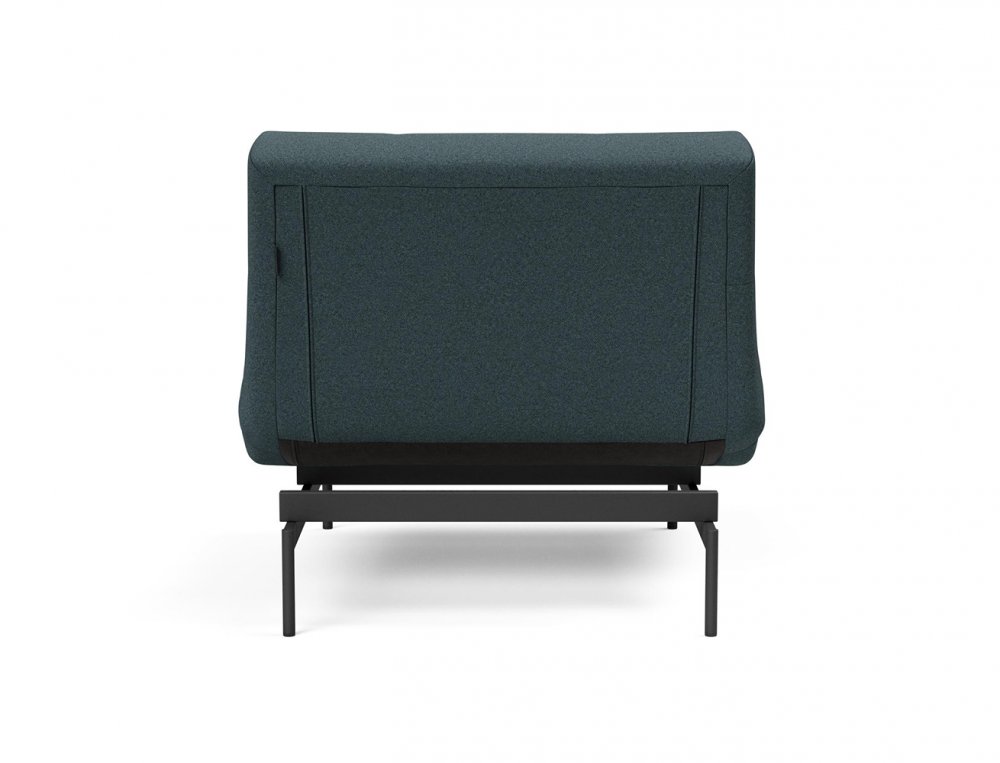 Fauteuil modulable  ILB 202 acier noir tissu Mahoga Dark Blue
