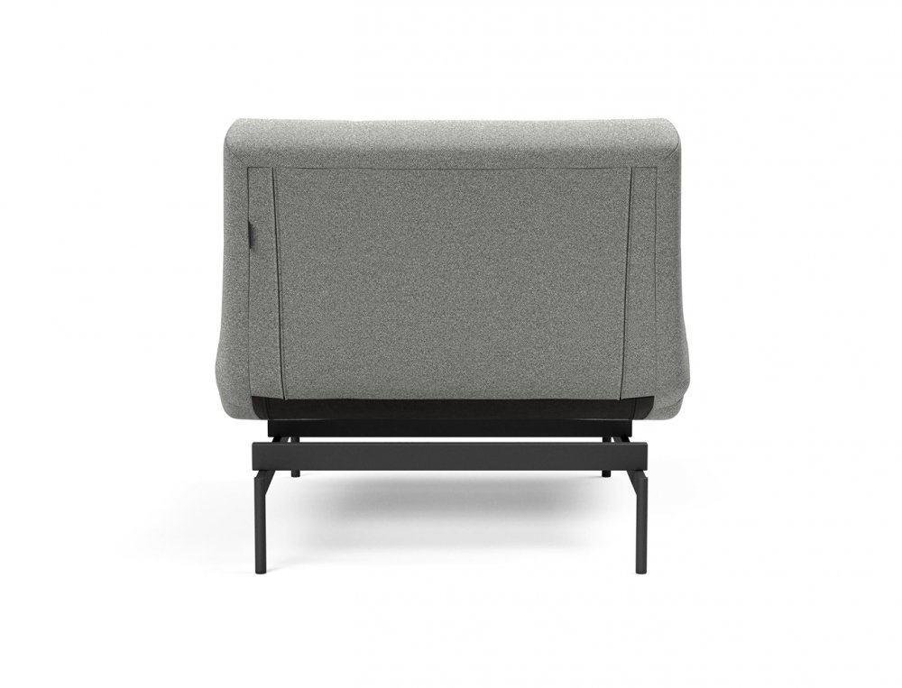 Fauteuil modulable  ILB 202 acier noir tissu Mahoga Dove Grey