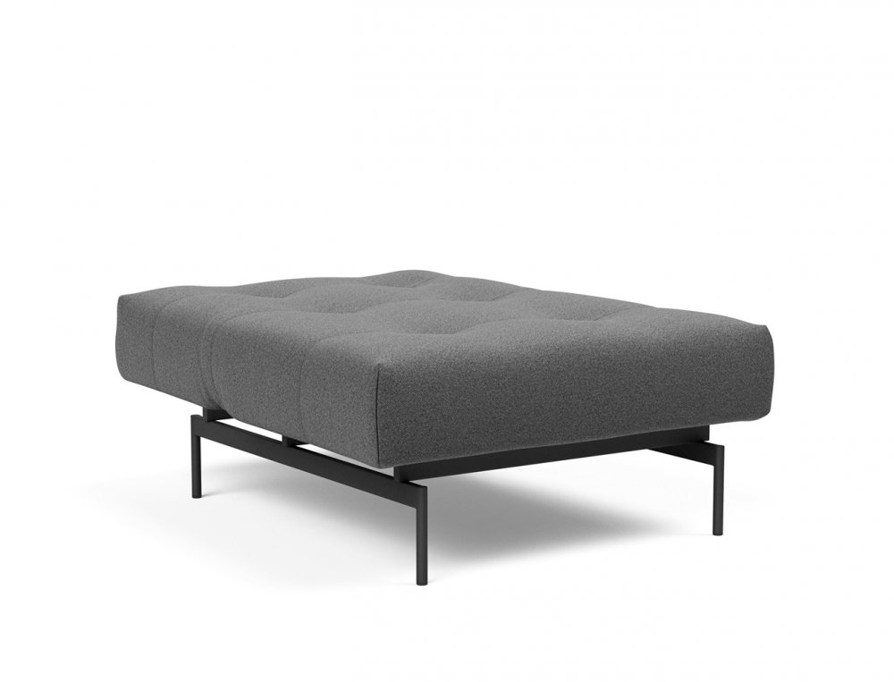 Fauteuil modulable  ILB 202 acier noir tissu Mahoga Seal Grey