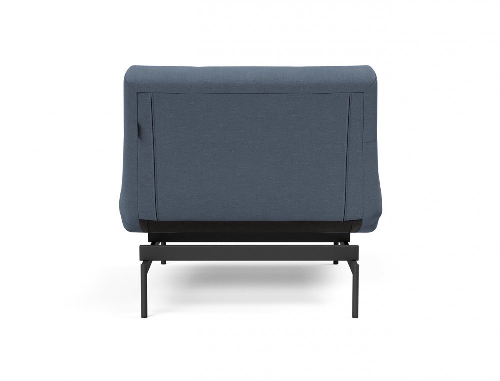 Fauteuil modulable  ILB 202 acier noir tissu Yogia Oceane Blue
