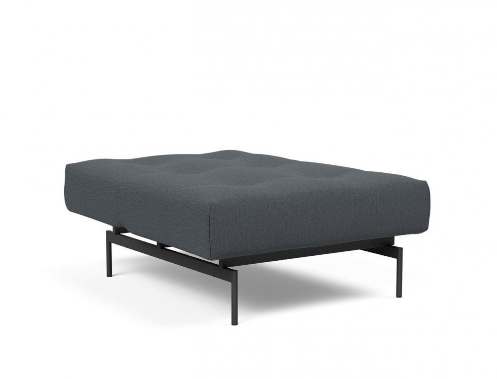 Fauteuil modulable  ILB 202 acier noir tissu Mozart Grey Bronze