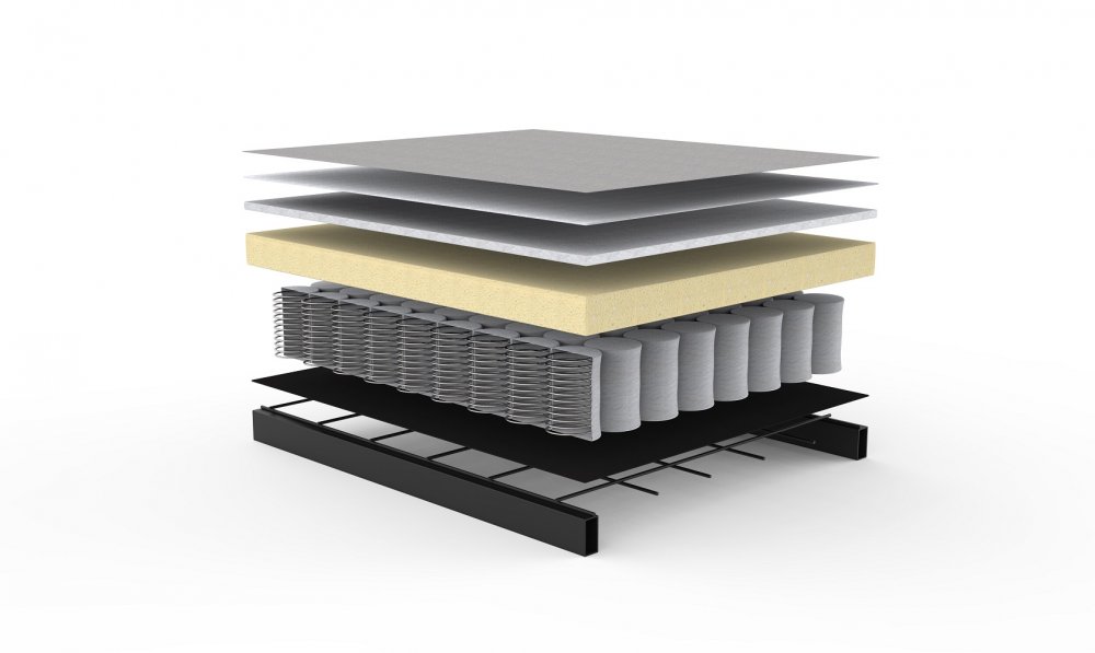  Canapé convertible Lit de repos NOLIS  piétement Chêne laqué  tissu Cordufine Beige