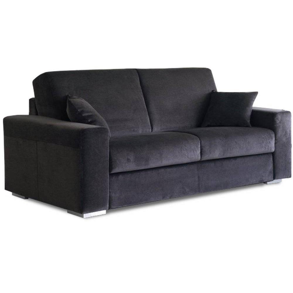 LE DIVA canapé EASY 140cm OUVERTURE EXPRESS sommier lattes ouverture assistée matelas 14cm