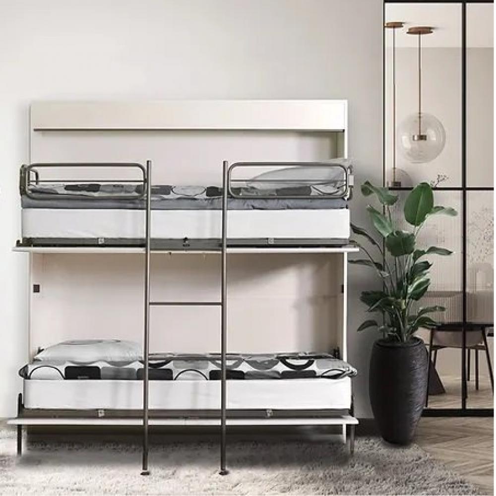 Lits superposés escamotables ARLITEC MELAMIX DUO couchage  80x190cm