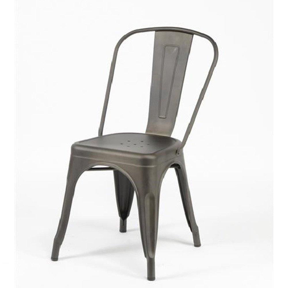 Lot de 4 chaises design BISTRO INDUS