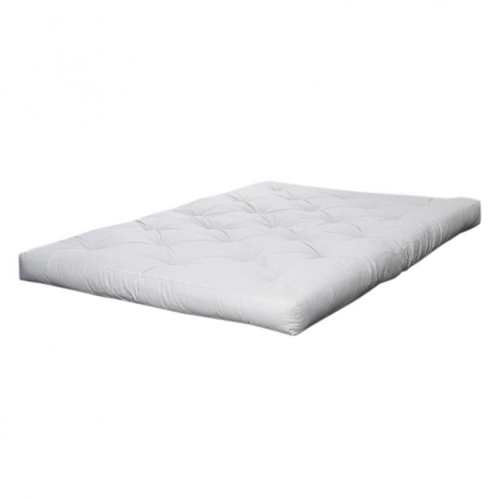Matelas DOUBLE LATEX FUTON couleur naturel couchage 140 x 200 cm 