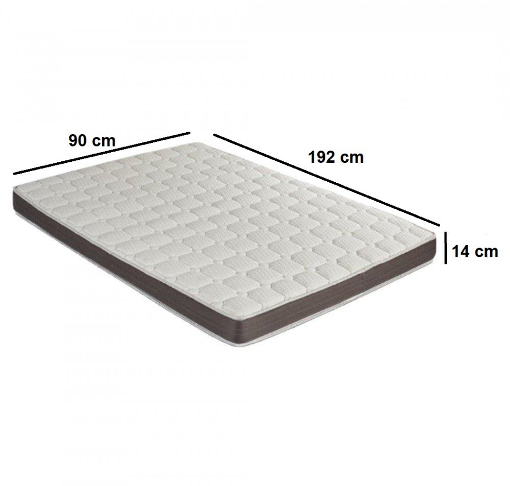 Matelas SOPRANO épaisseur 14 cm compatible canapé rapido express 140 cm
