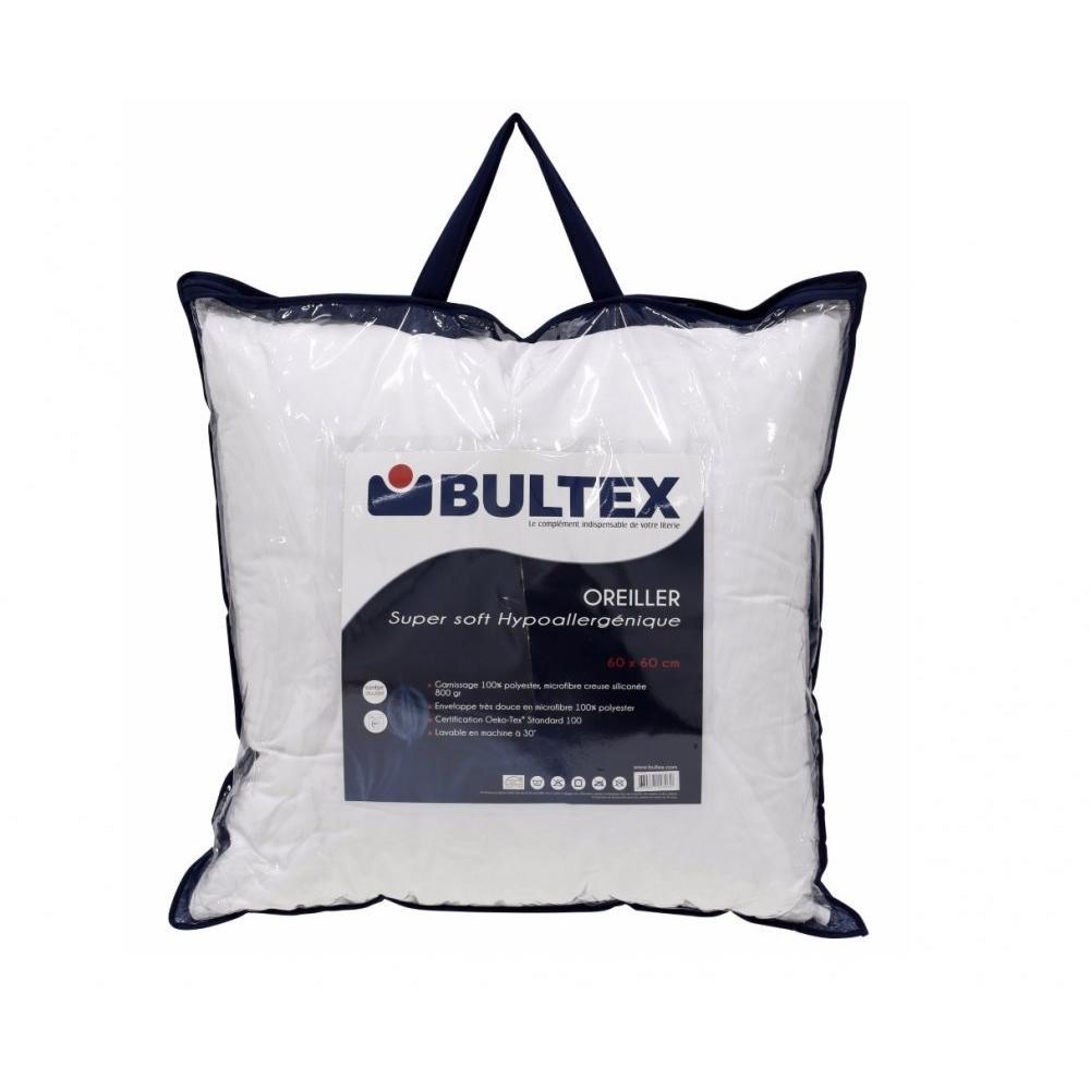 Oreillers moelleux, ferme, en latex ou fibre syntéthique au meilleur prix, BULTEX  Oreiller à mémoire de forme Phytopure 40*60cm