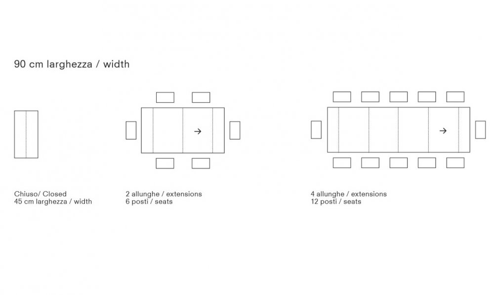 Table console extensible 12 couverts MARVEL PLUS avec 6 chaises pliantes PIPER et porte chaise inclus