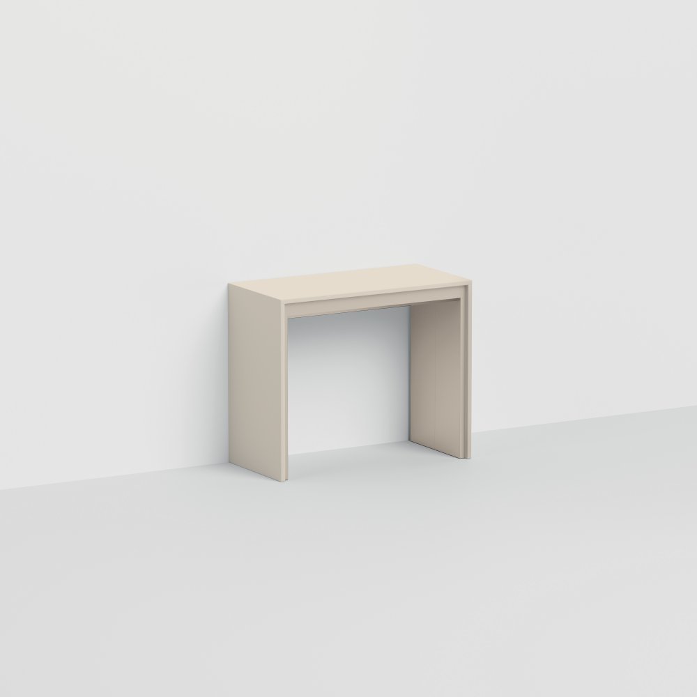 Table console extensible 10 couverts LEONARDO 45/270x90x75cm stratifié écologique