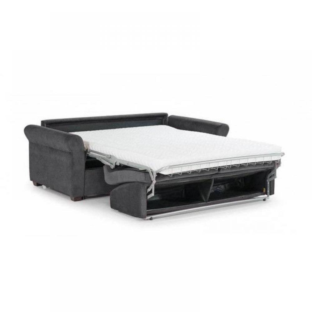 Canapé lit 2-3 places ROMANTICO convertible EXPRESS sommier lattes 120 cm matelas 16 cm