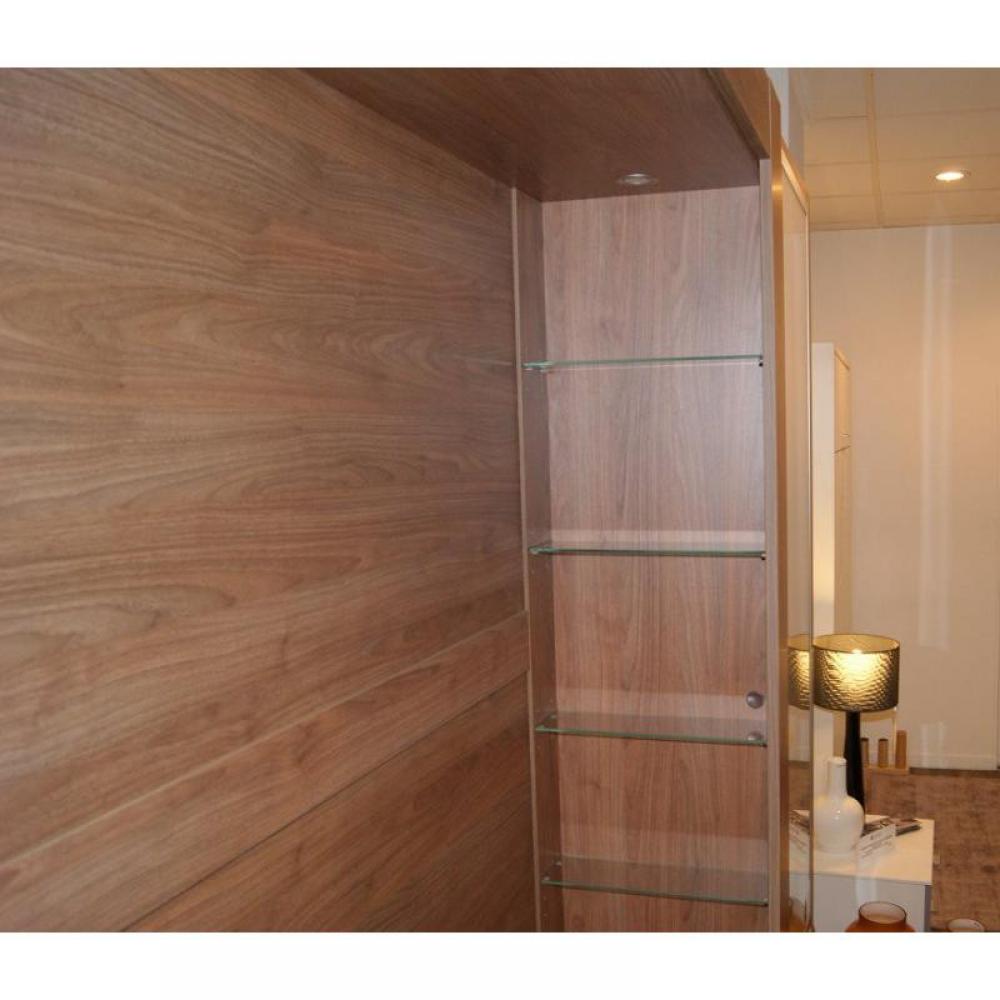EXCLU EXPO SHOWROOM - 40% Armoire lit avec canapé SQUADRA 140 cm.